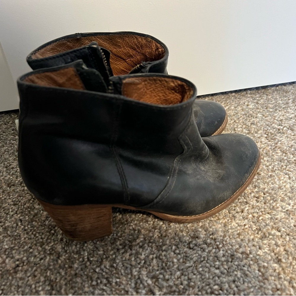 Black madewell booties 6.5